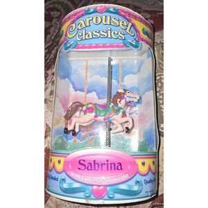 Vintage 1999 Carousel Classics - Carousel Horse - Sabrina - Peachtree
